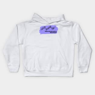 Reject Hustle Culture - Make Music (Lilac) Kids Hoodie